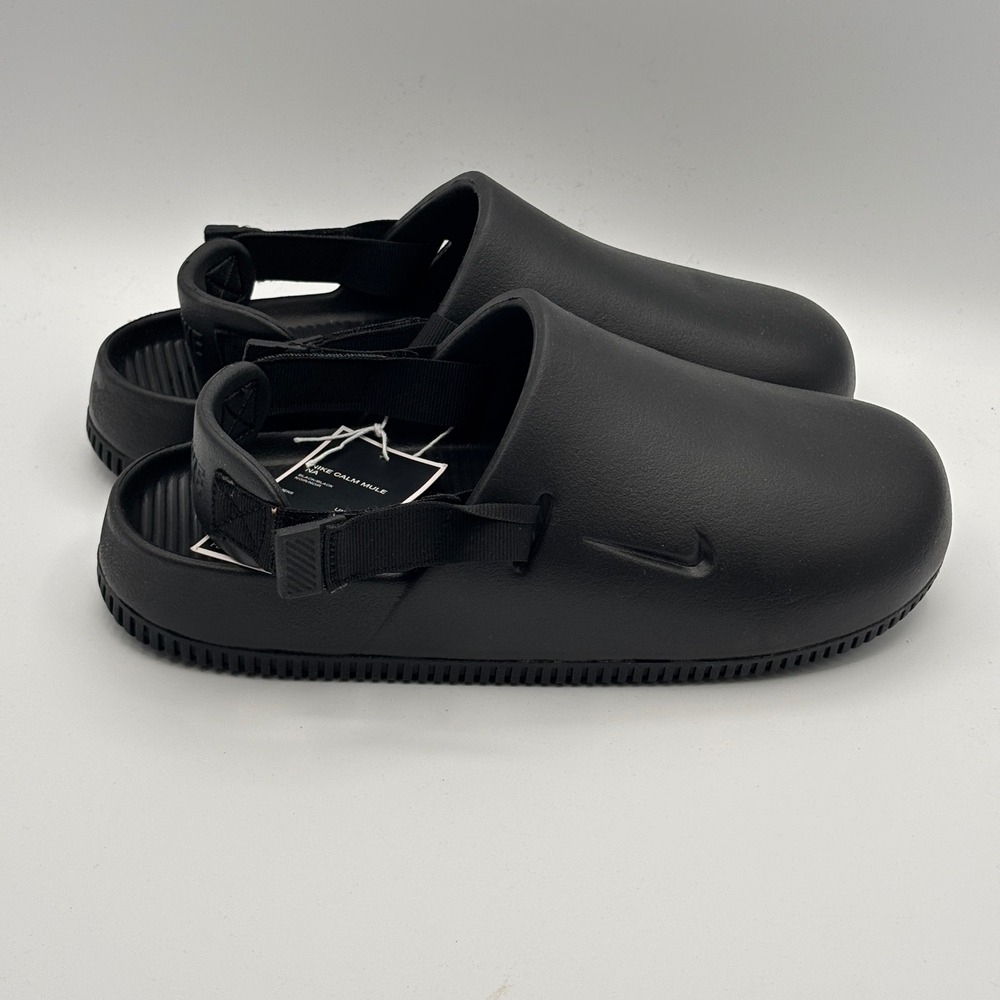 Nike Calm Mule NA Shoes Mens Size 8 Black Black Lifestyle FD5130-001